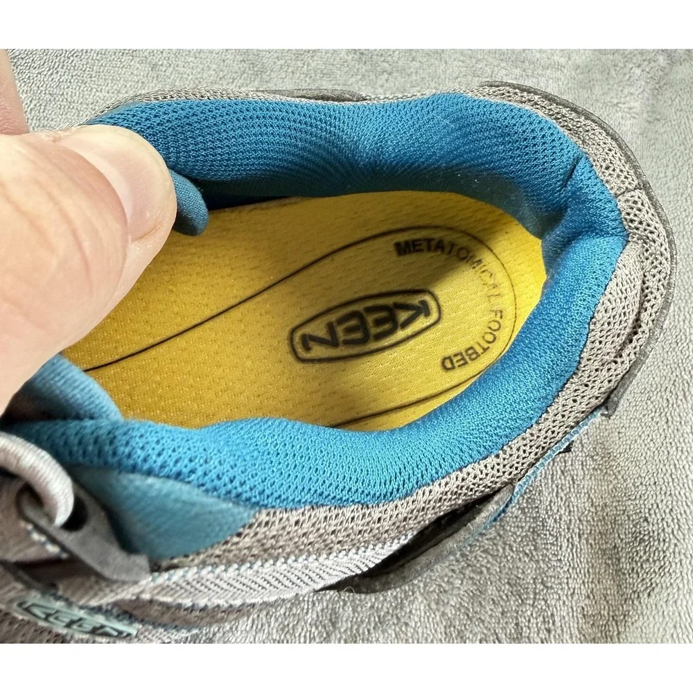 Keen Shoes Womens Size 8.5 Blue Gray ESD Slip Resistant Safety Work 1017074M‎